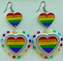 Load image into Gallery viewer, Rainbow hearts (2)