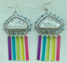Load image into Gallery viewer, Clouds with rainbow dangles