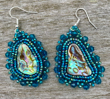 Load image into Gallery viewer, Abalone with teal (larger)