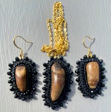 Load image into Gallery viewer, Fossilized Walrus/ivory tooth necklace
