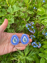 Load image into Gallery viewer, Forget-me-not teardrops
