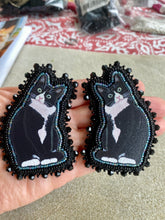 Load image into Gallery viewer, Black and white tuxedo cats
