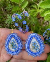 Load image into Gallery viewer, Forget-me-not teardrops
