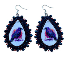 Load image into Gallery viewer, Raven teardrops
