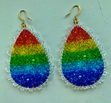 Load image into Gallery viewer, Rainbow teardrops
