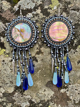 Load image into Gallery viewer, Abalone dangles (blue)
