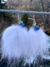 Load image into Gallery viewer, Arctic Fox Medium poms with blueberries
