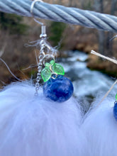 Load image into Gallery viewer, Arctic Fox Medium poms with blueberries
